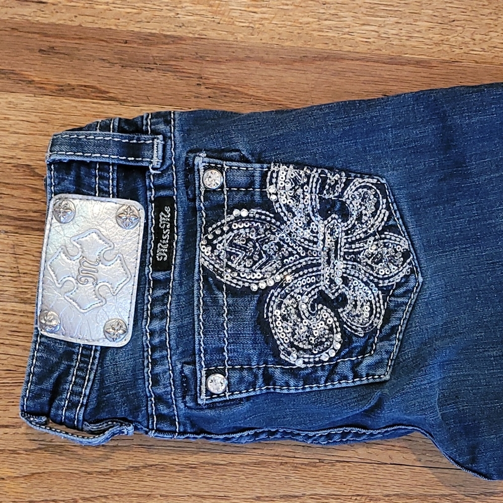 Girls Miss Me bootcut jeans